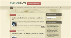 Desktop Screenshot of exploranta.com