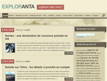 Tablet Screenshot of exploranta.com